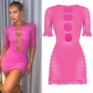 Poster girl Miranda dress in pink
